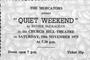 Ticket for "Quiet Weekend"