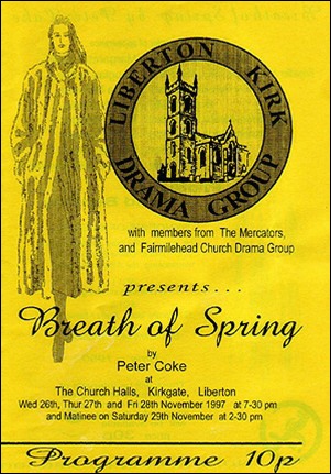 Programme cover for "Breath of Spring"