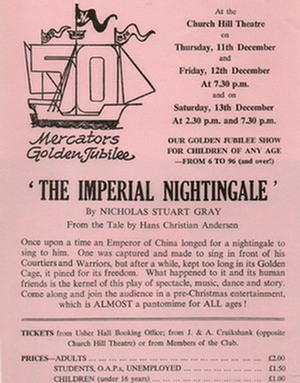 Flyer for "The Imperial Nightingale"