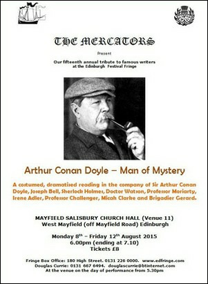 Arthur Conan Doyle - Man of Mystery Flyer