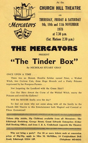 Flyer for "The Tinderbox"