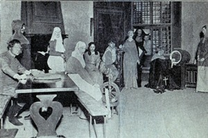 Newspaper photo of 1937 production