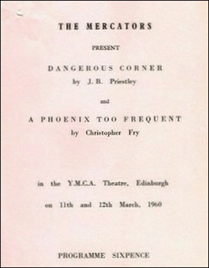 Programme for "Dangerous Corner" & "A Phoenix too Frequent"